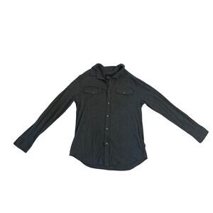 Rails Dark Gray Casual Button Down Shirt